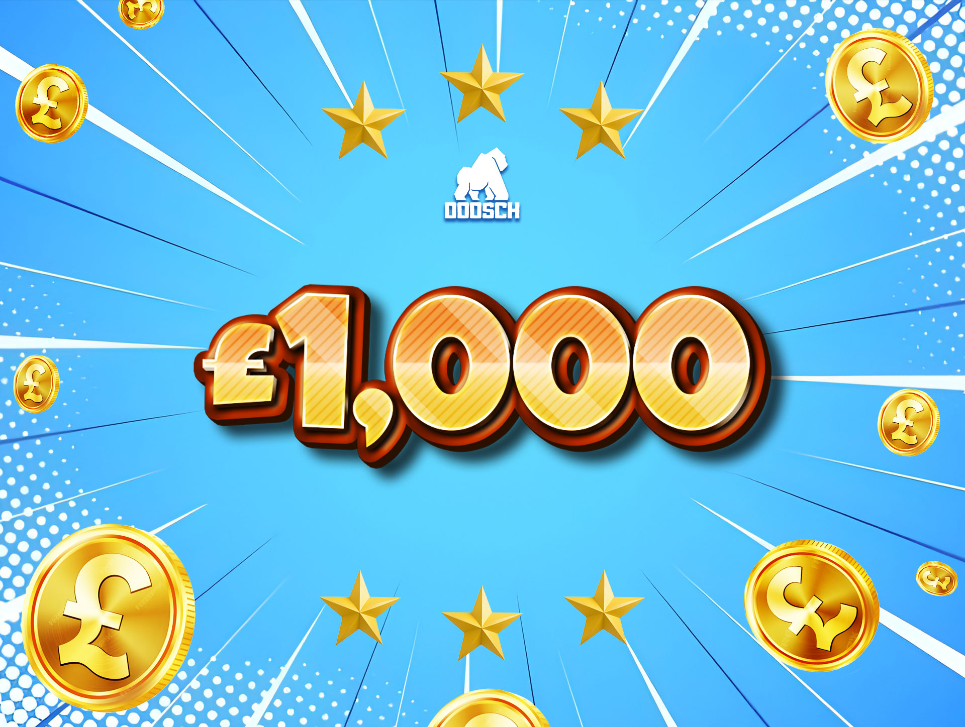 £1,000 Cash