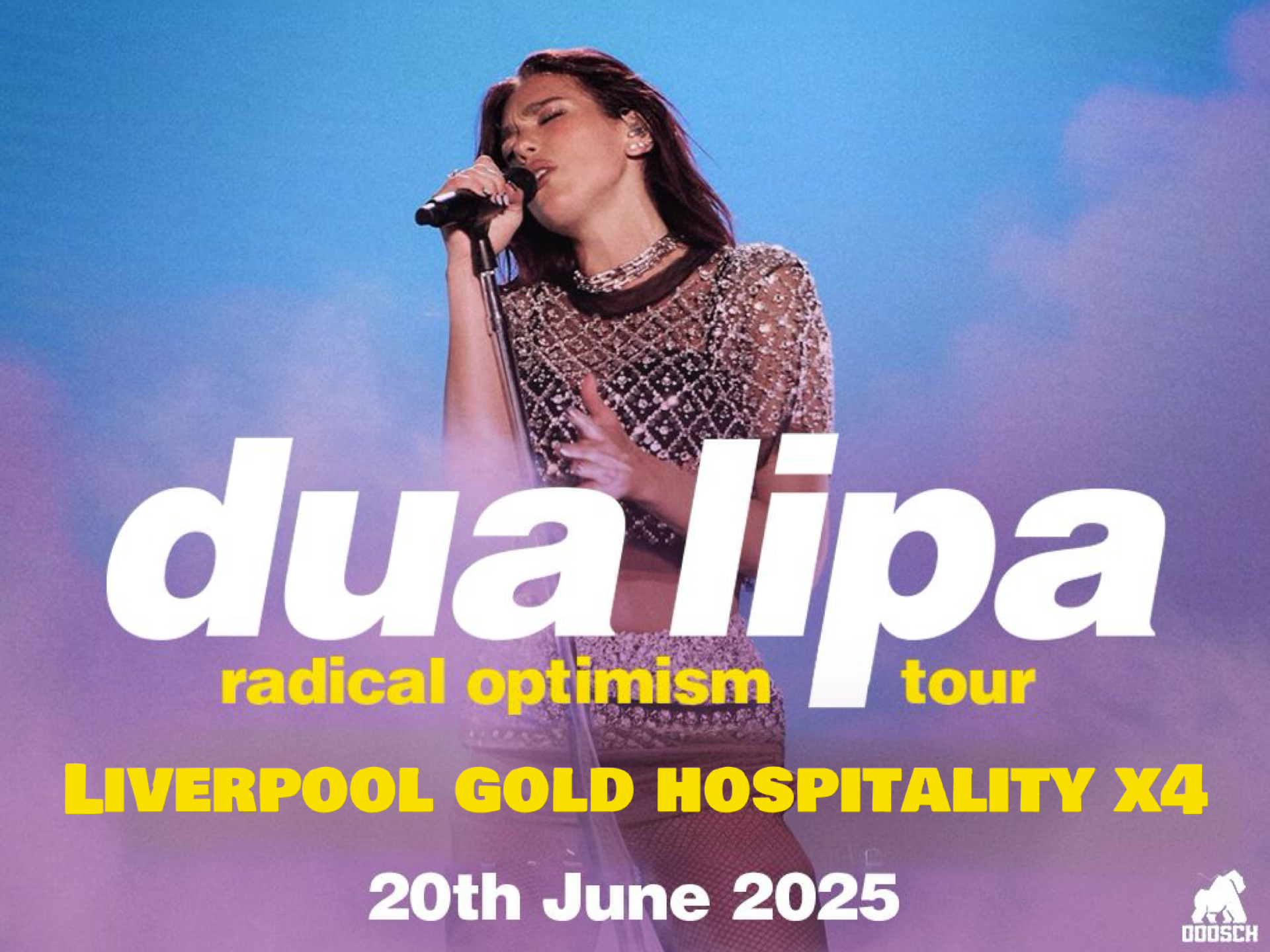 Win 4 Hospitality Dua Lipa Tickets in Anfield For Free