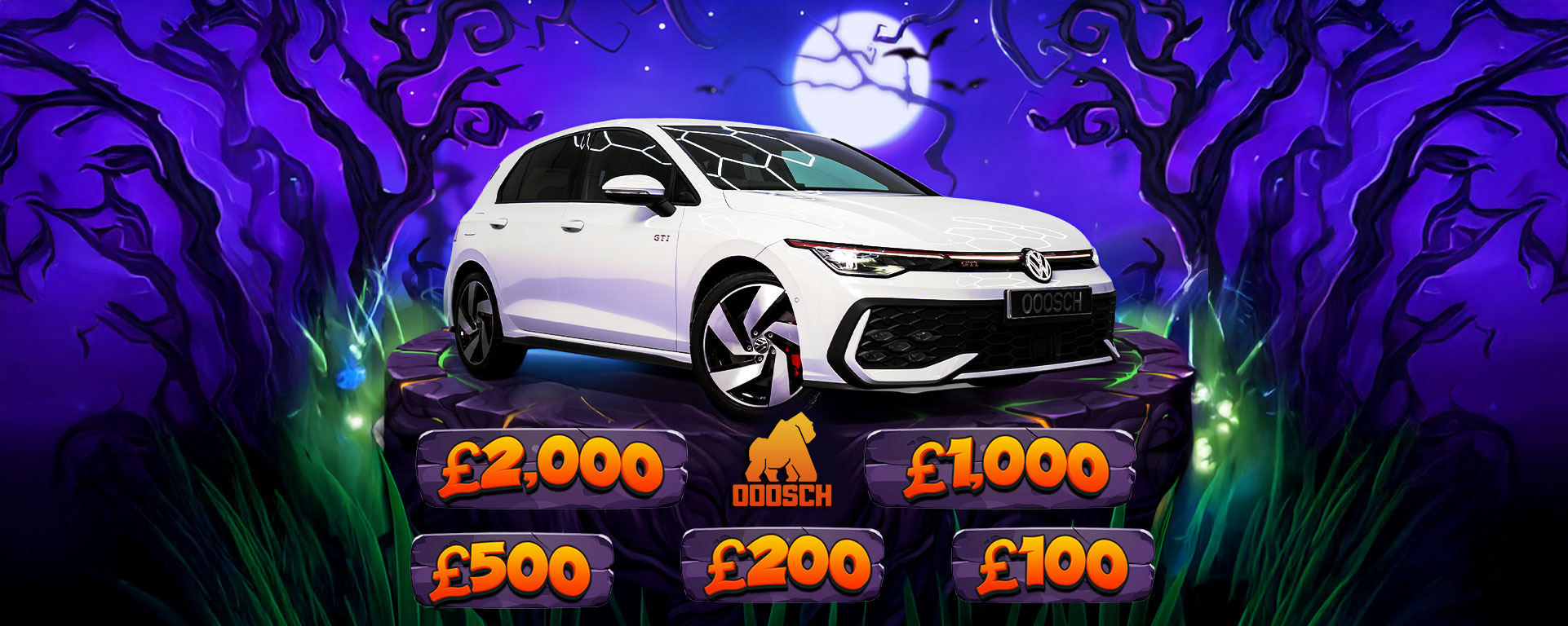 Win this 2025 VW GOLF GTI for 99p + (£35,000 Instant Win Prize Pot)