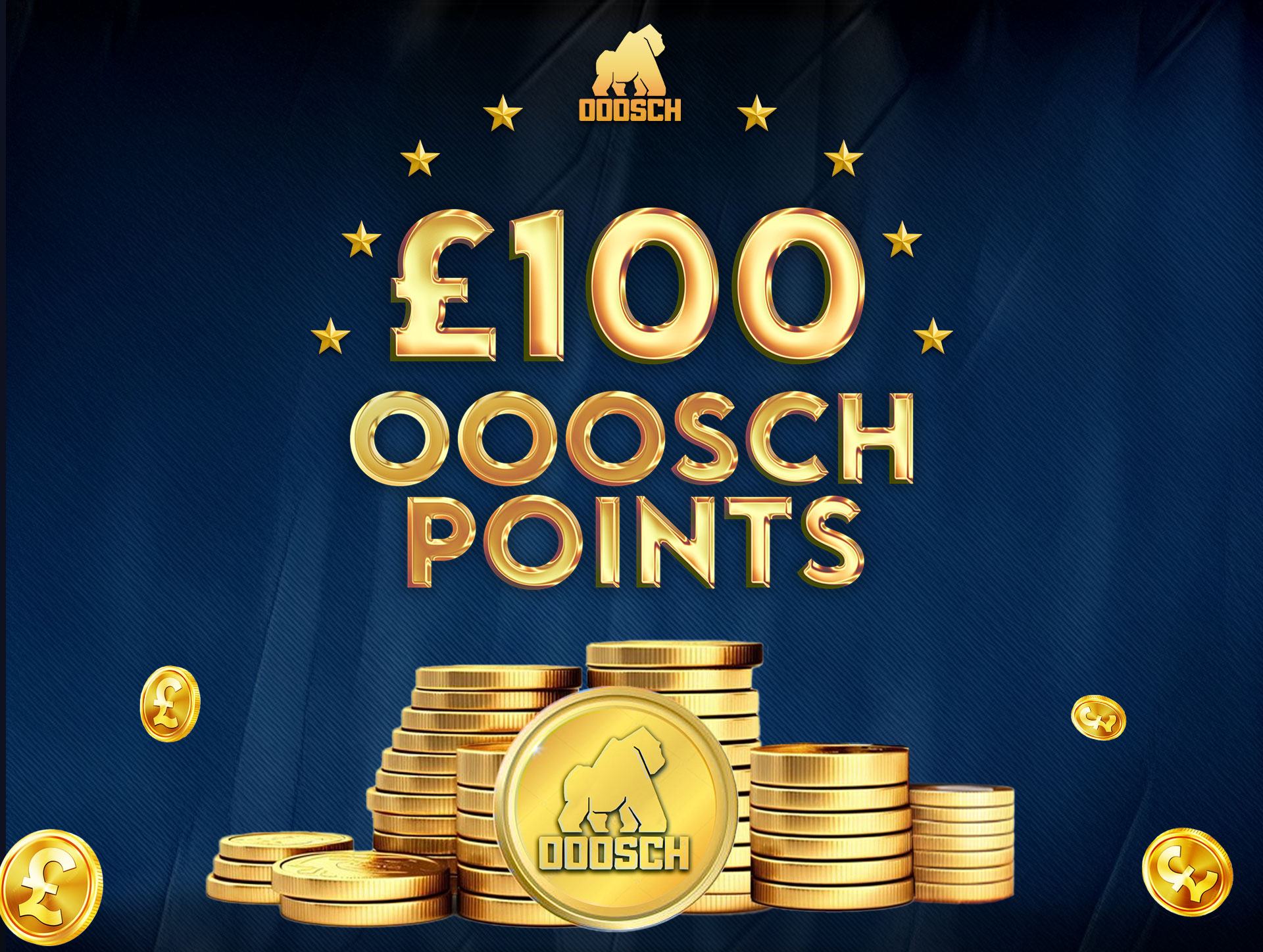 £100 of Ooosch Points Free Giveaway