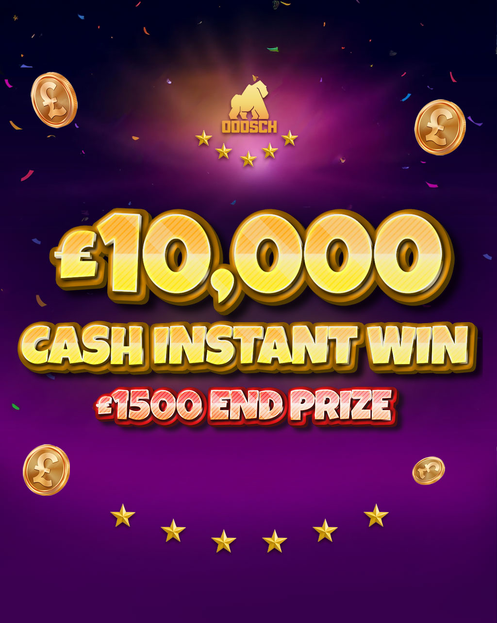 £10,000 Cash instant win