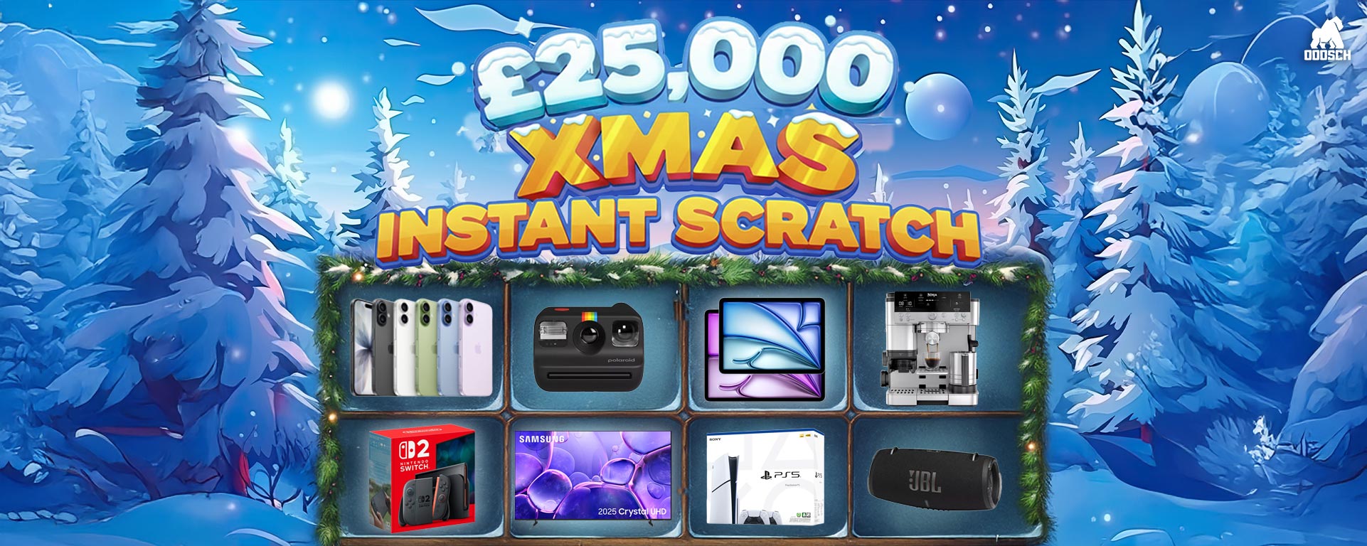 £25,000 Xmas Instant Scratch