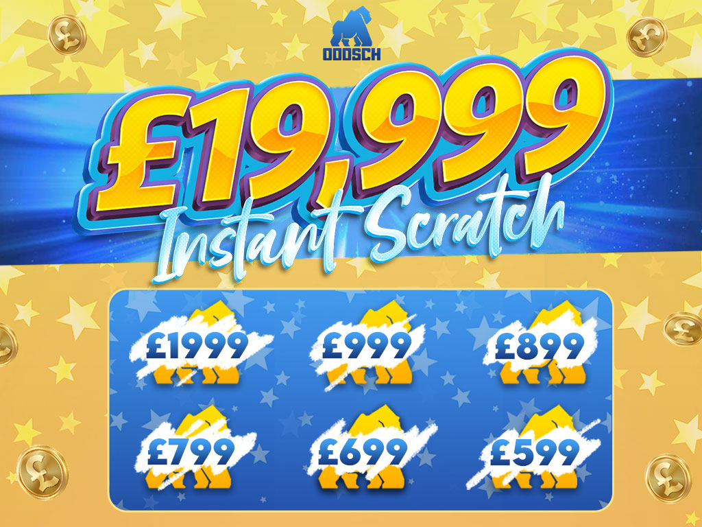 £19,999 Cash Instant Scratch 