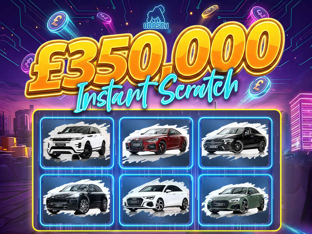 £350,000 Lucky Dip Cyber Scratch - Cash or Cars