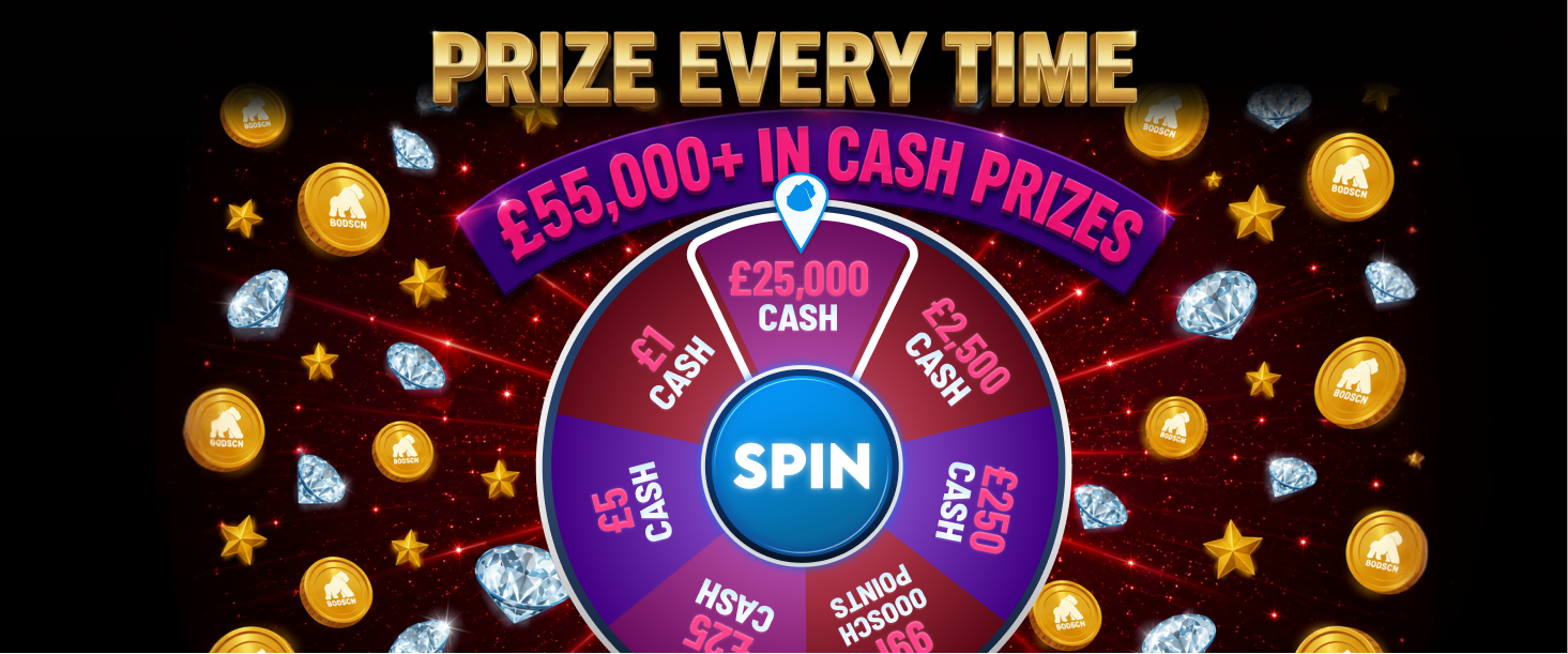 PRIZE EVERY TIME - £55,000 in Cash Prizes 