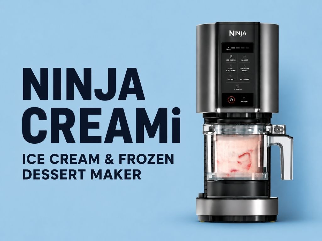 NINJA CREAMi ICE CREAM & FROZEN DESSERT MAKER