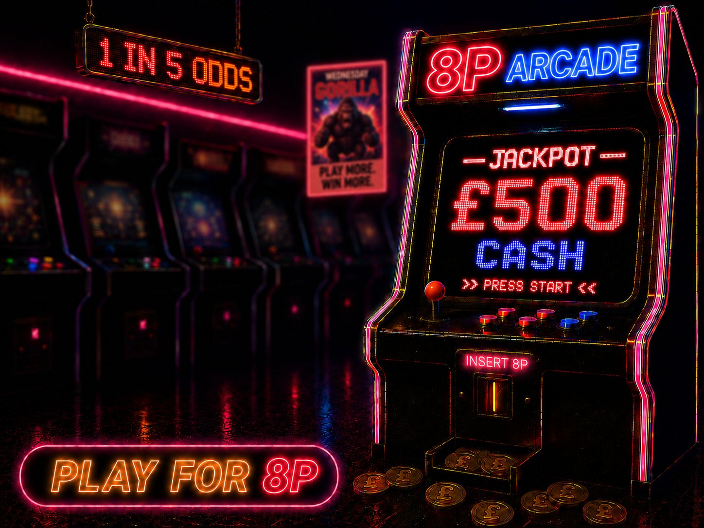8P Arcade