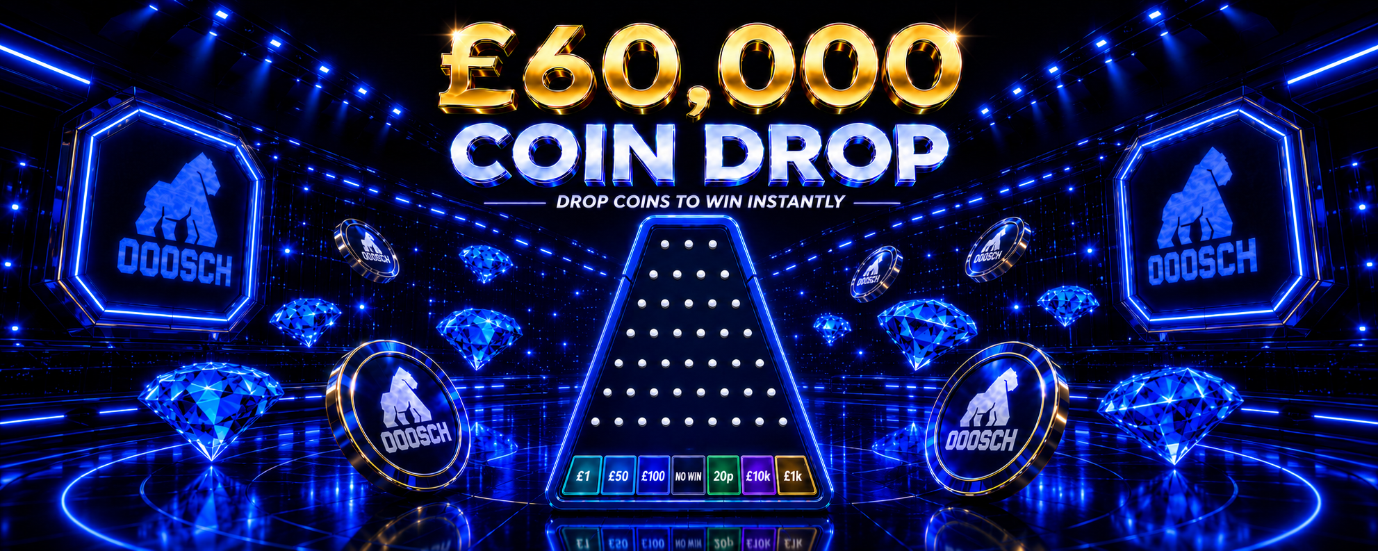 £60,000 Coin Drop
