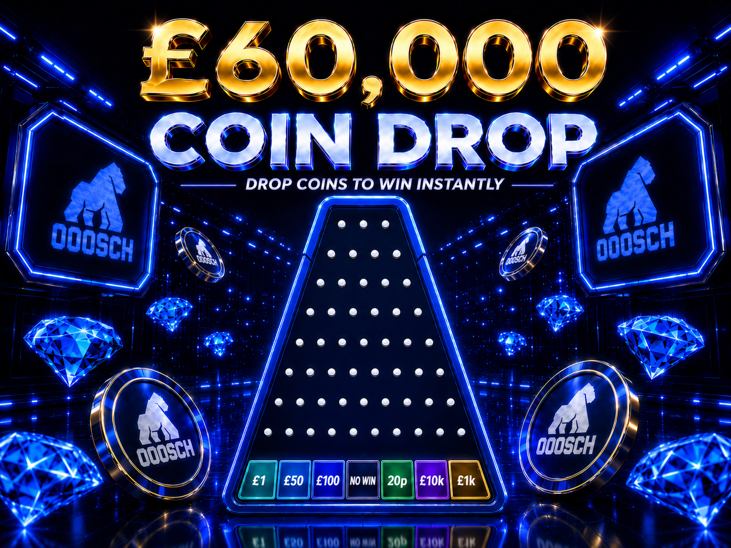 £60,000 Coin Drop