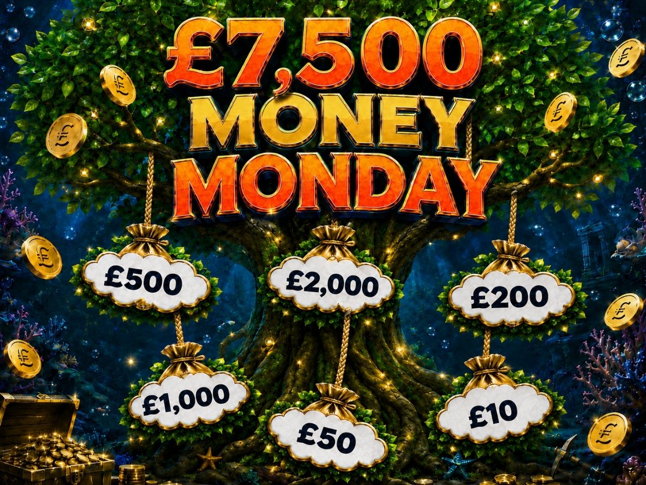 £7,500 Money Monday Instant Scratch