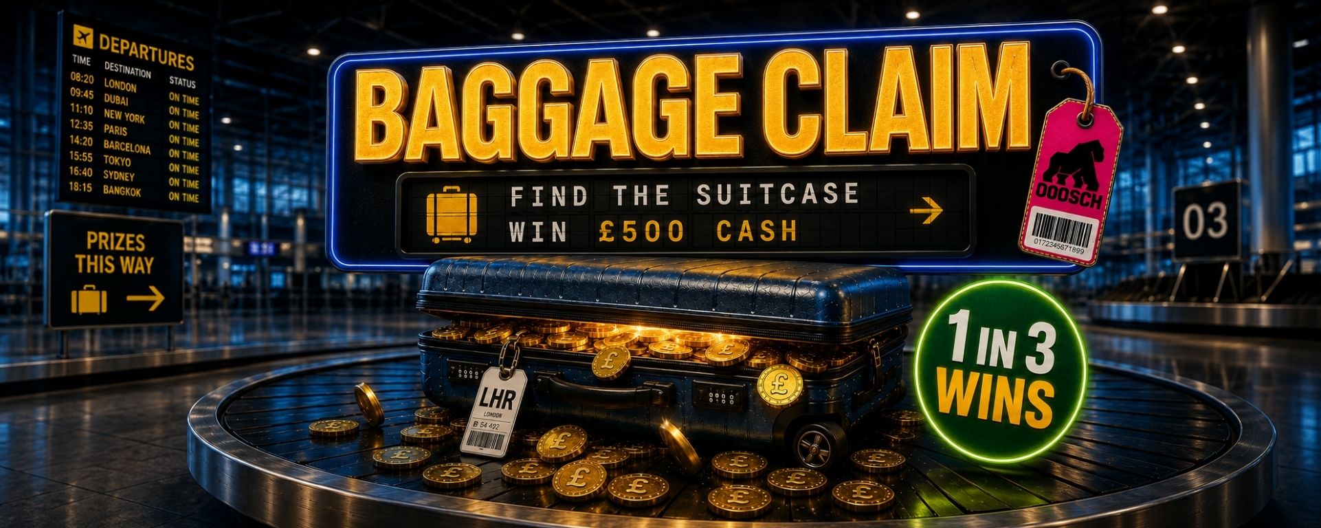 Baggage Claim Instant Scratch