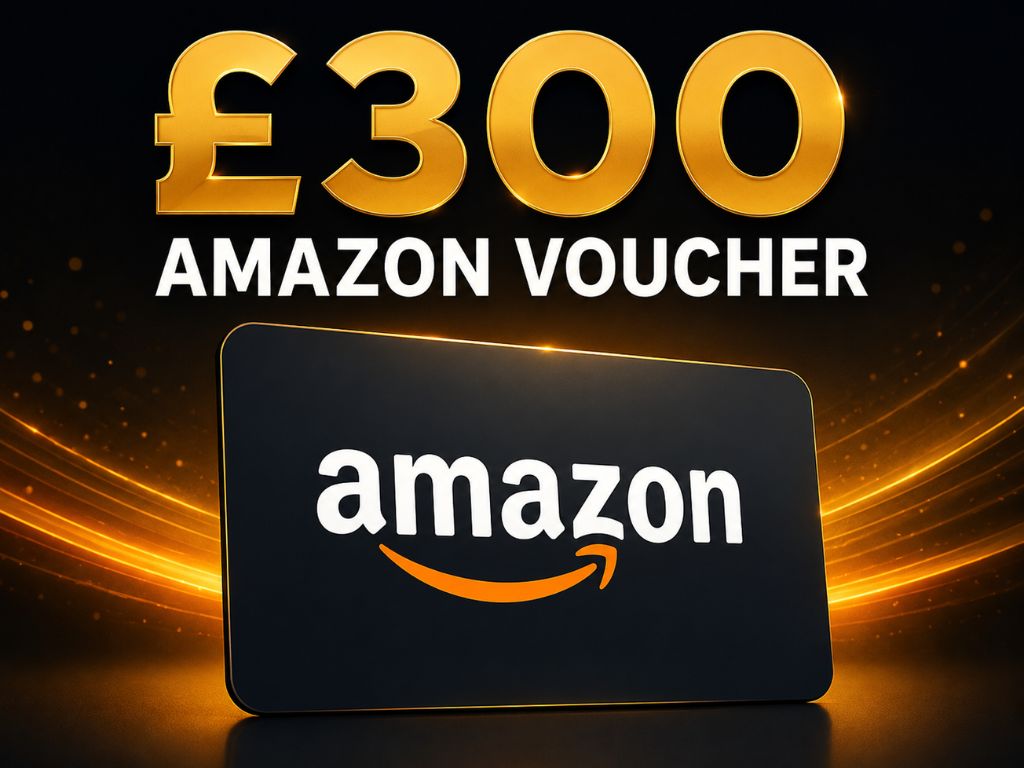 WIN A £300 AMAZON GIFT CARD