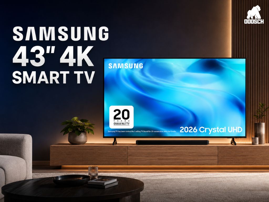 WIN A SAMSUNG 43" 4K SMART TV