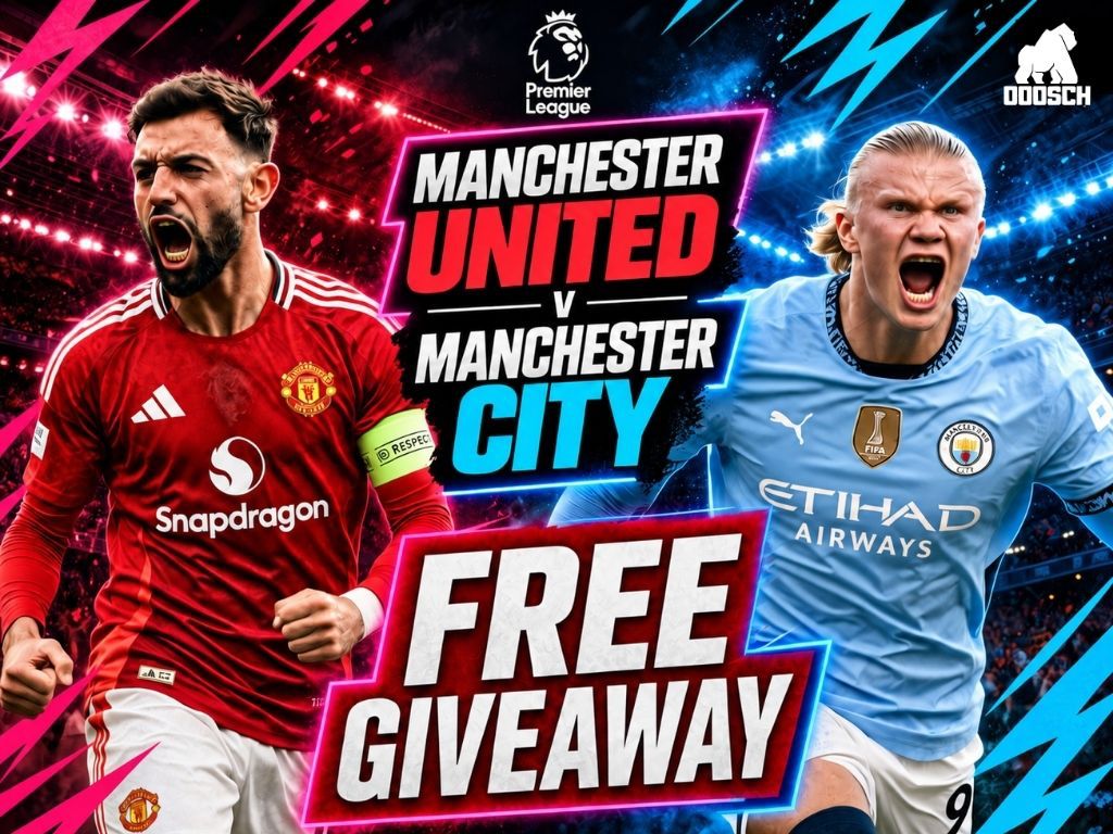 Manchester United V Manchester City Free Giveaway