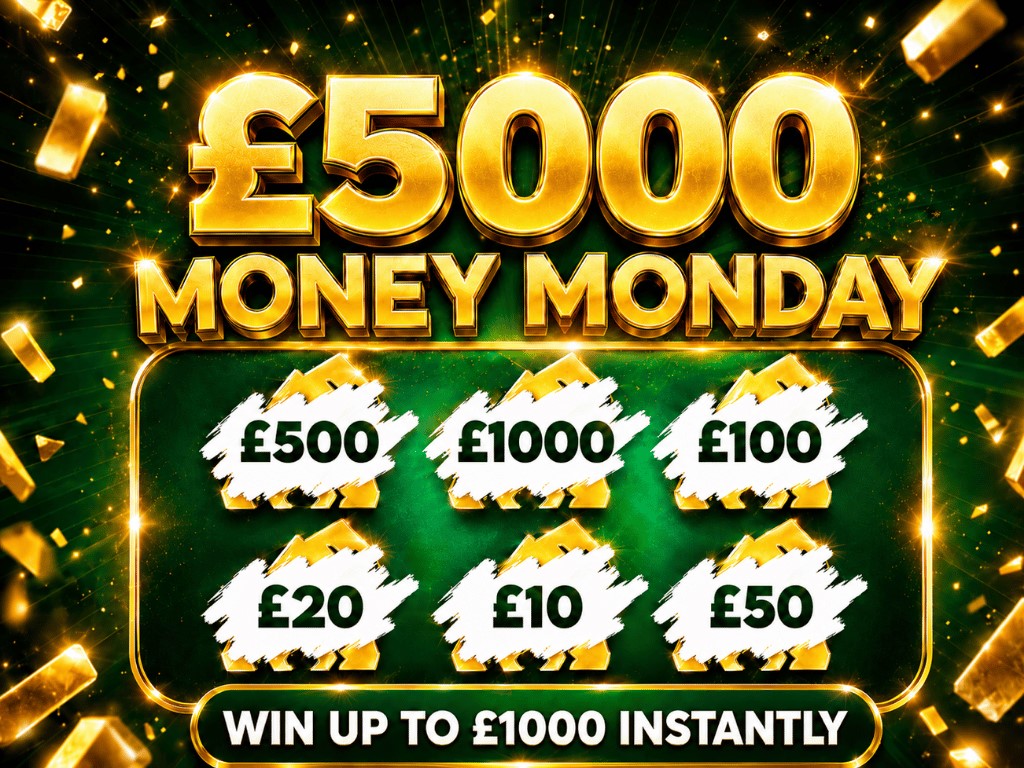 £5000 Money Monday Instant Scratch #1