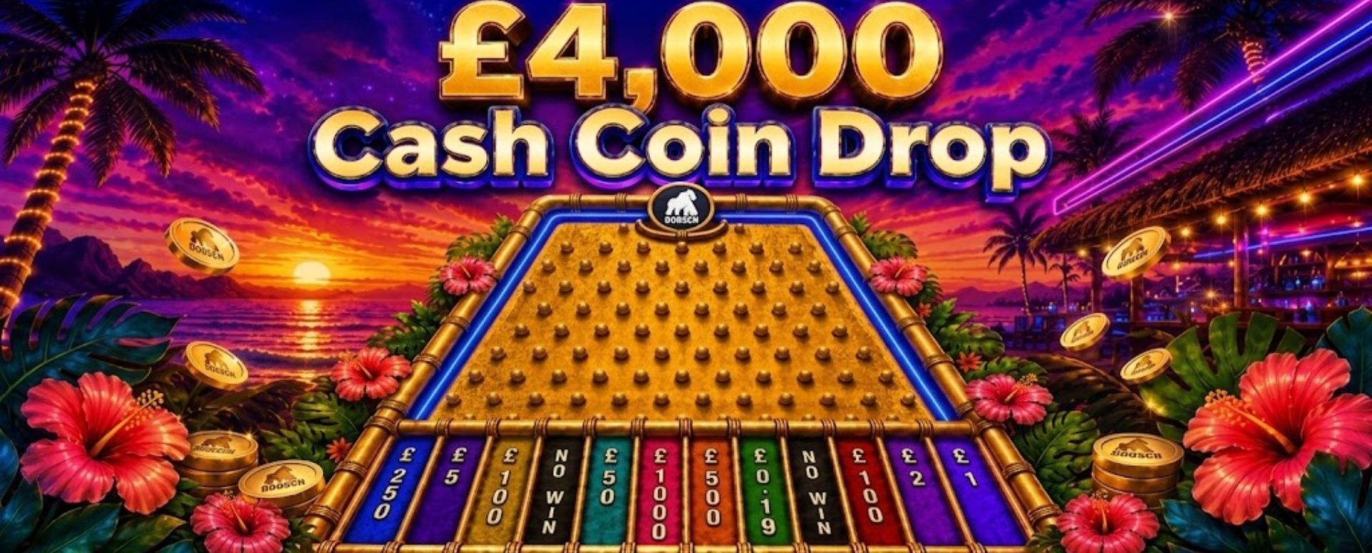  £4,000 Cash Coin Drop