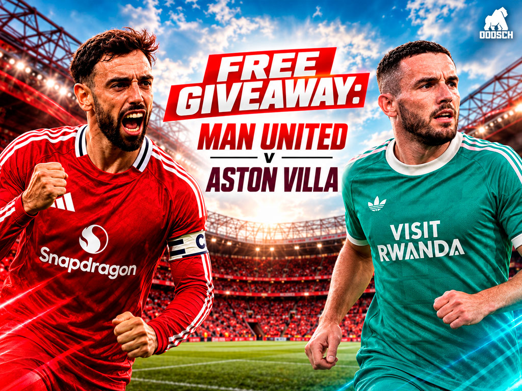 MANCHESTER UNITED V ASTON VILLA – FREE TICKET GIVEAWAY!