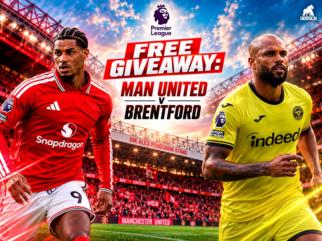 Man United V Brentford – Free Giveaway