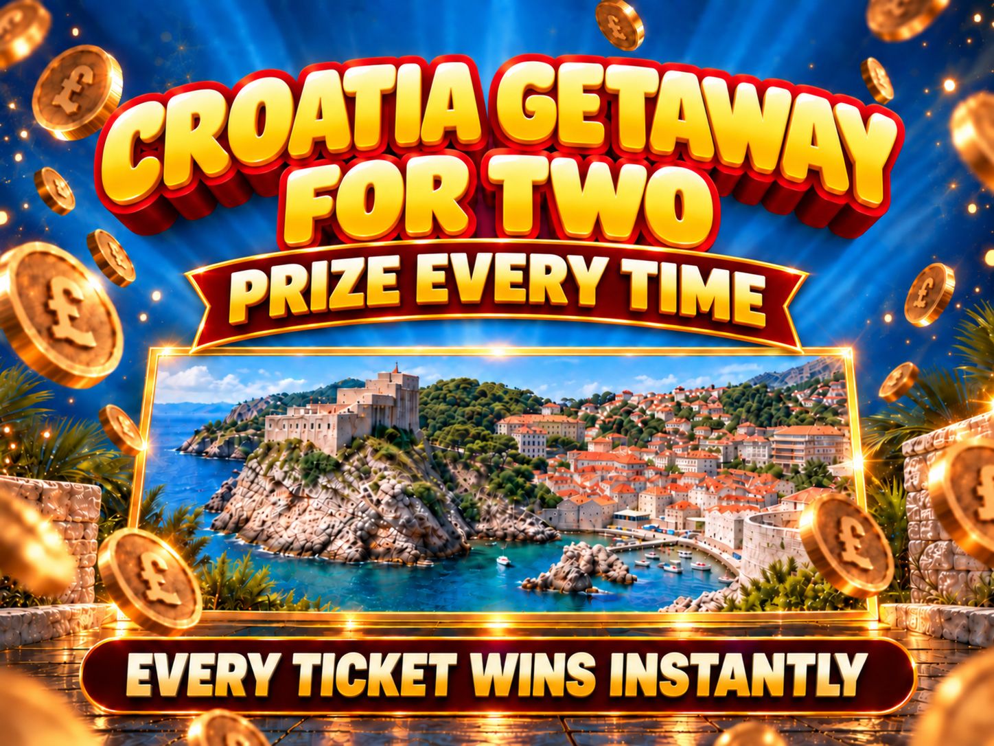 Croatia Getaway + Prize Every Time
