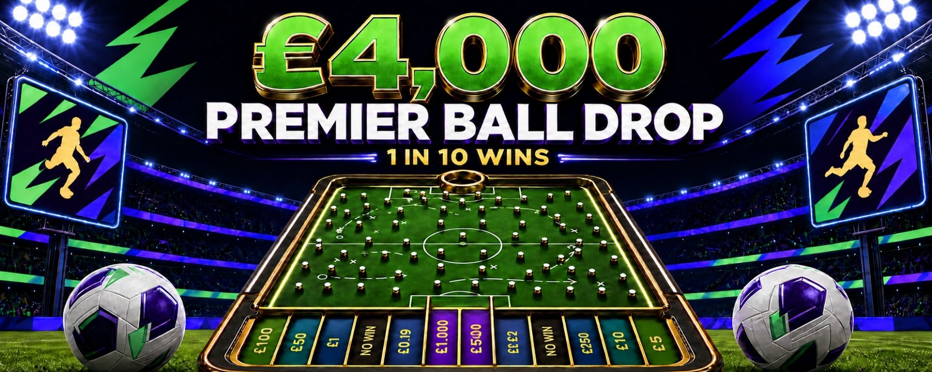 £4,000 Premier Ball Drop