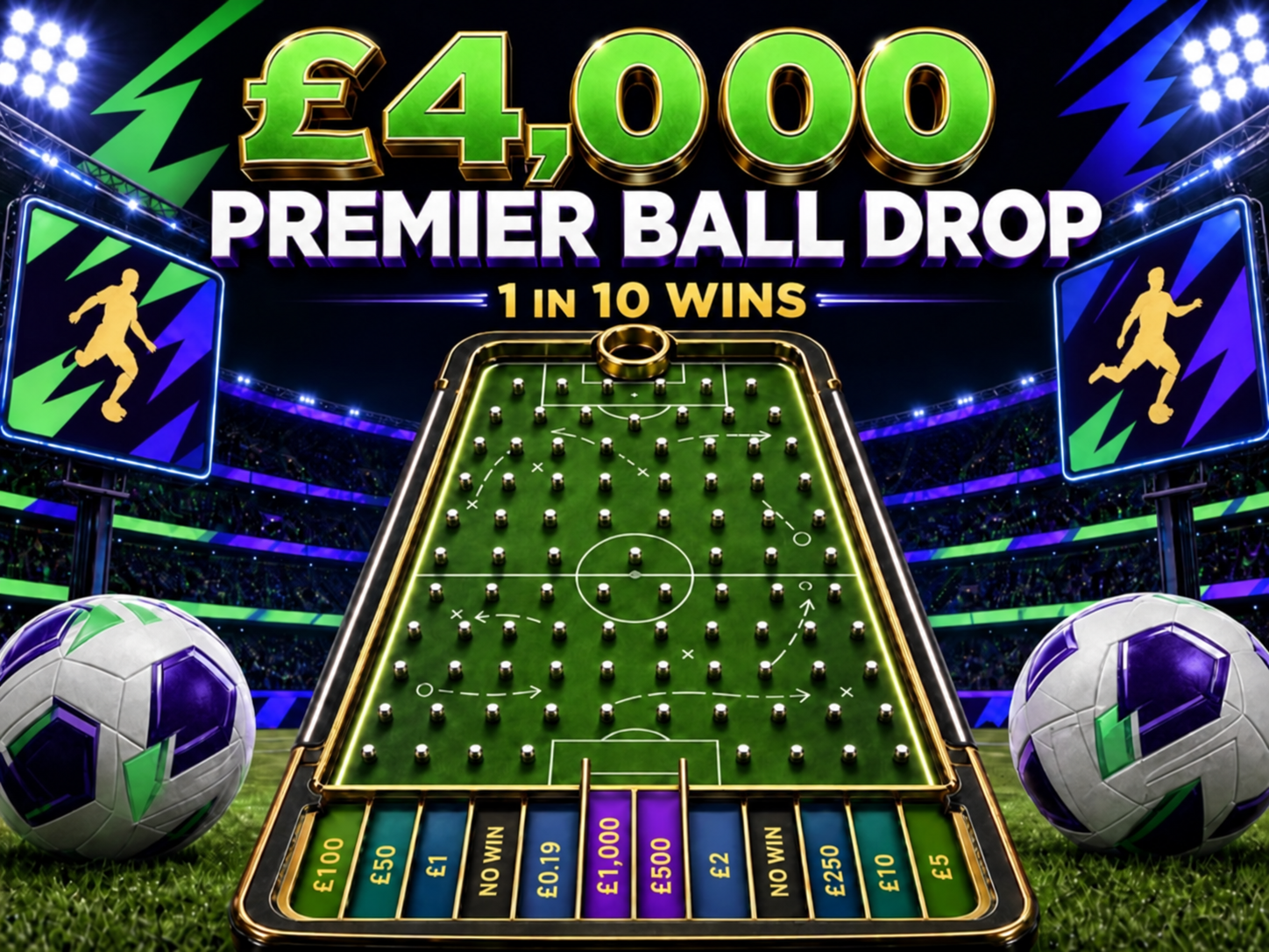 £4,000 Premier Ball Drop