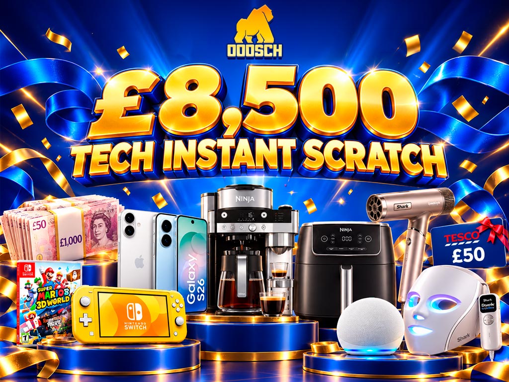 £8,500 Tech Instant Scratch 